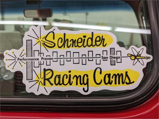 Schneider Racing Cams 59 Atomic Decal